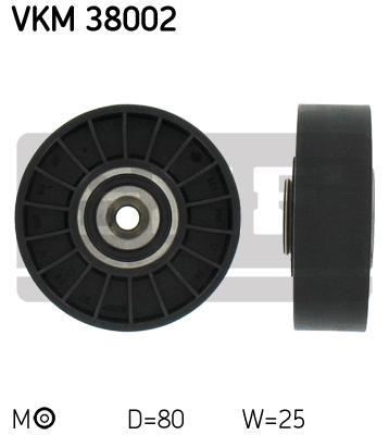 Galet tendeur de courroie d'accessoire SKF VKM 38002